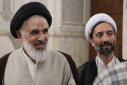 بازدید آیت الله یزدان پناه از مدرسه عالی شهید مطهری