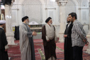 بازدید آیت الله یزدان پناه از مدرسه عالی شهید مطهری