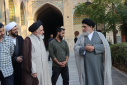 بازدید آیت الله یزدان پناه از مدرسه عالی شهید مطهری