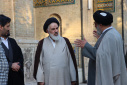 بازدید آیت الله یزدان پناه از مدرسه عالی شهید مطهری