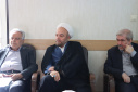 ۱. دیدار با امام‌جمعه یزد و هیئت امنای دانشگاه شهید مطهری واحد یزد