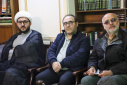 دیدار صمیمی تولیت مسجد و مدرسه عالی شهید مطهری با کسبه بهارستان
