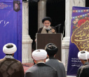 آیین عمامه‌گذاری جمعی از طلاب مدرسه عالی شهید مطهری(ره)