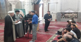 مراسم اهدای جوایز مسابقات فوتسال (جام نصر)