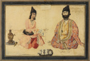 برگی از شاهنامه (یافتن زال نزد سیمرغ توسط سام)