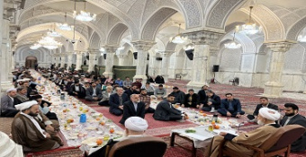 برگزاری ضیافت افطاری مدرسه‌عالی و دانشگاه شهید مطهری با حضور حضرت آیت‌الله امامی کاشانی (مدظله‌العالی)