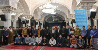 گزارش تصویری | بازدید دانش‌آموزان پایه دوازدهم دبیرستان علوم و معارف اسلامی شهید مطهری مشهد مقدس از مدرسه‌عالی شهید مطهری (ره)